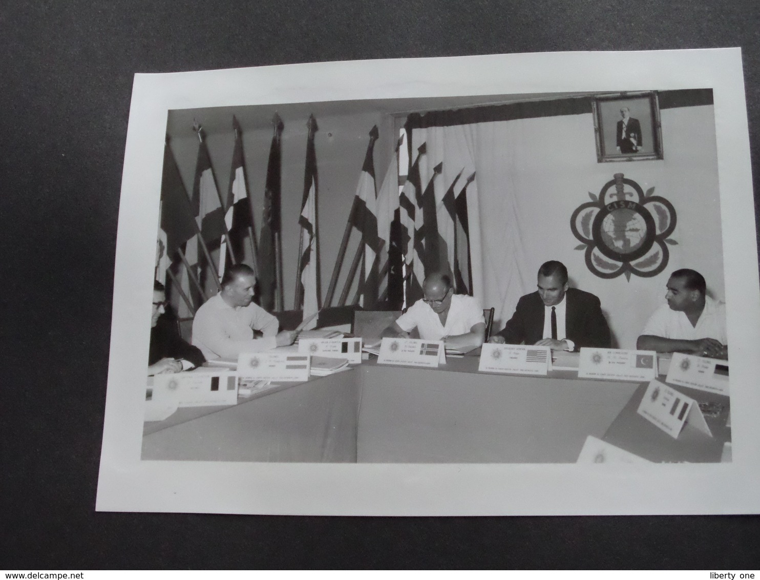 INTERNATIONAL OLYMPIC COMMITTEE ( Mr. Raoul MOLLET Visiting LIBAN for the I.O.C. - Photos from Private Collection ) !