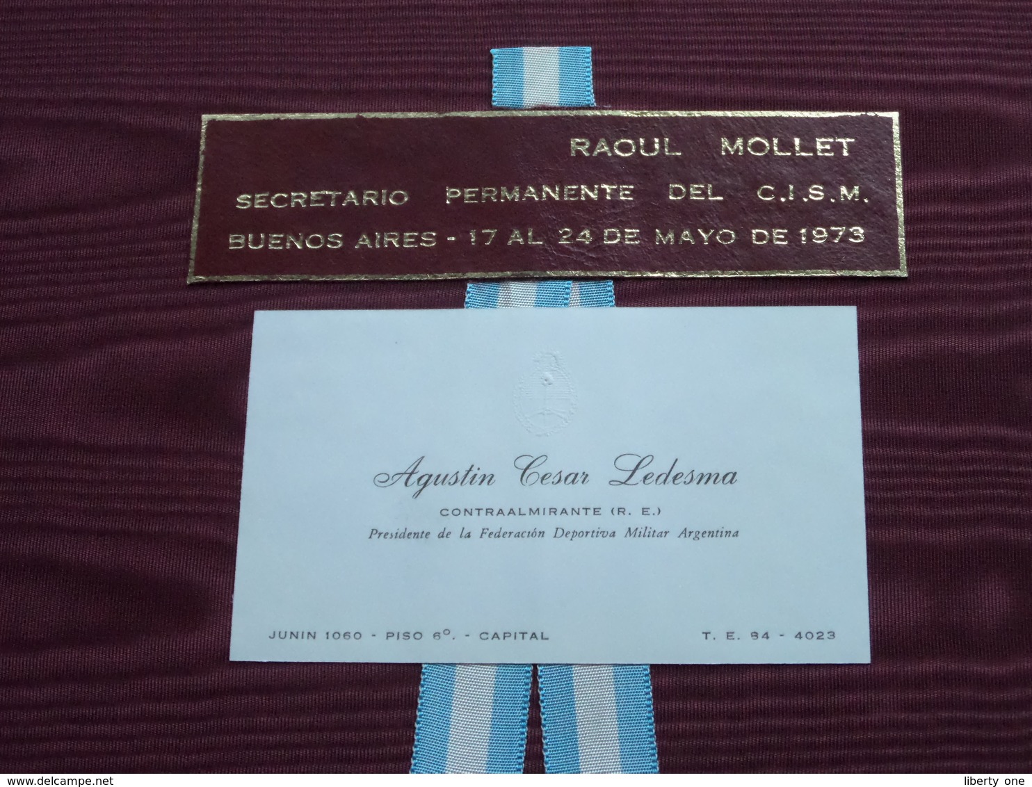 INTERNATIONAL OLYMPIC COMMITTEE (Mr. Raoul MOLLET Visiting ARGENTINA For The I.O.C. - Photos From Private Collection) ! - Sports