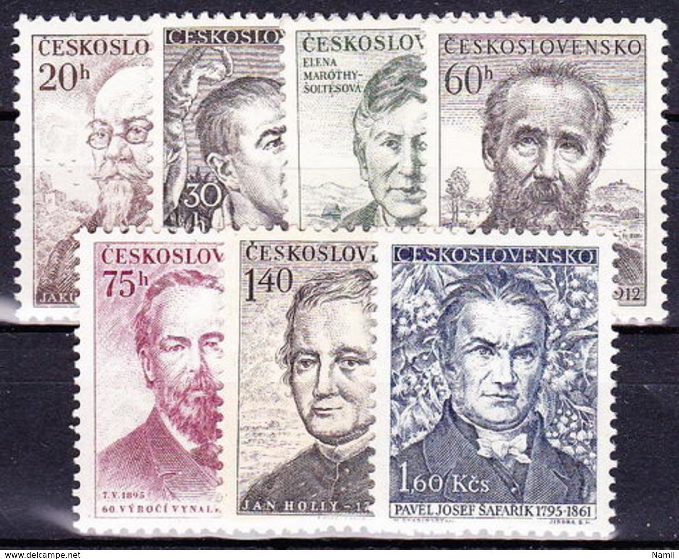 ** Tchécoslovaquie 1955 Mi 910-6 (Yv 805-11), (MNH) - Ungebraucht