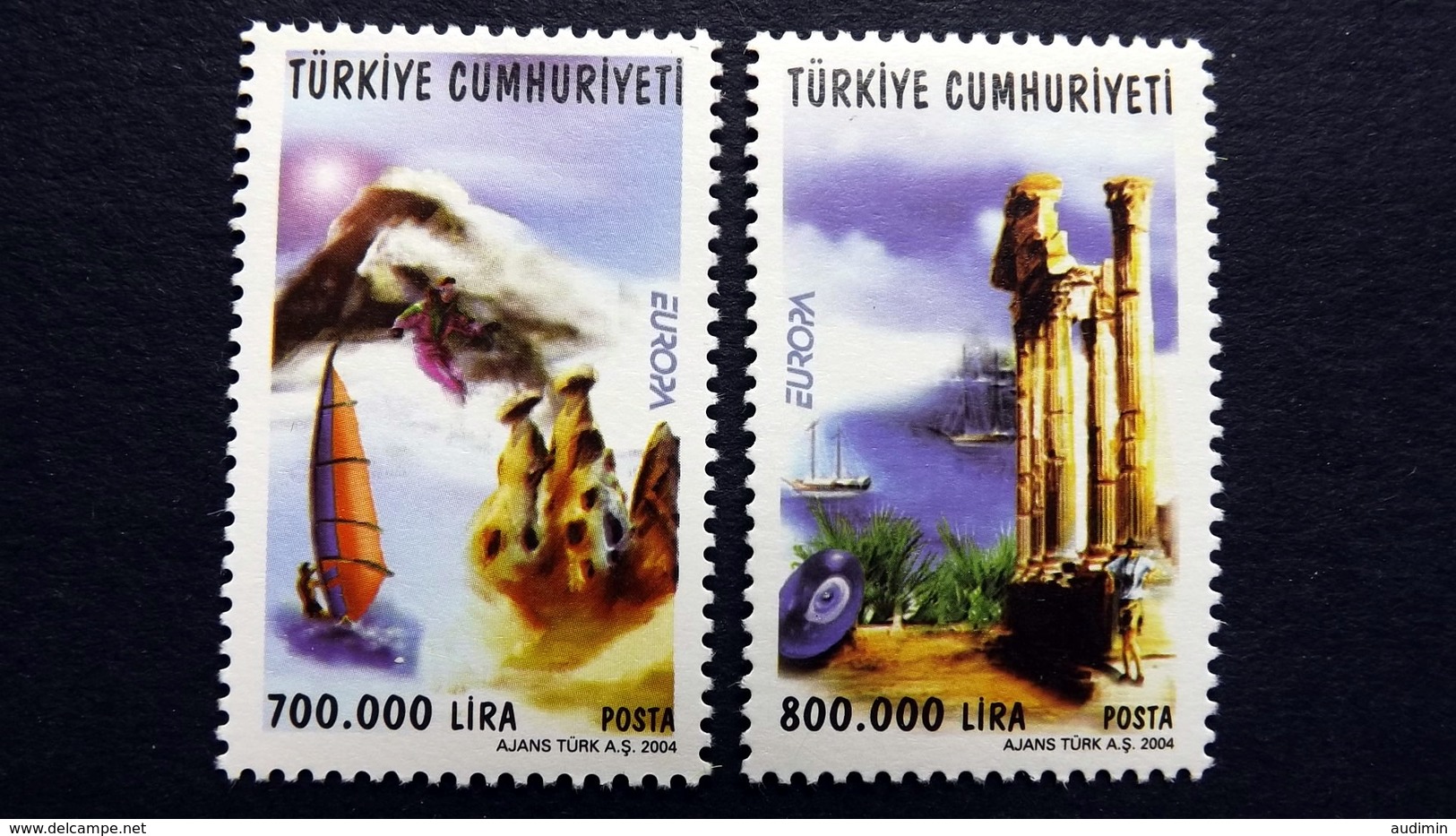 Türkei 3376/7 **/mnh, EUROPA/CEPT, Ferien - Unused Stamps