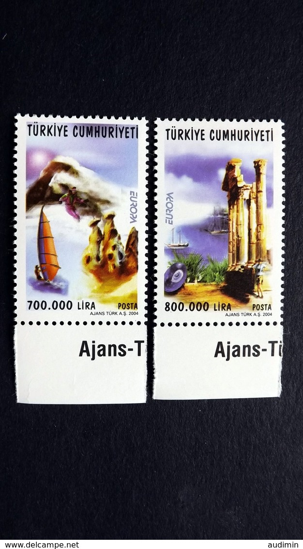 Türkei 3376/7 **/mnh, EUROPA/CEPT, Ferien - Ongebruikt