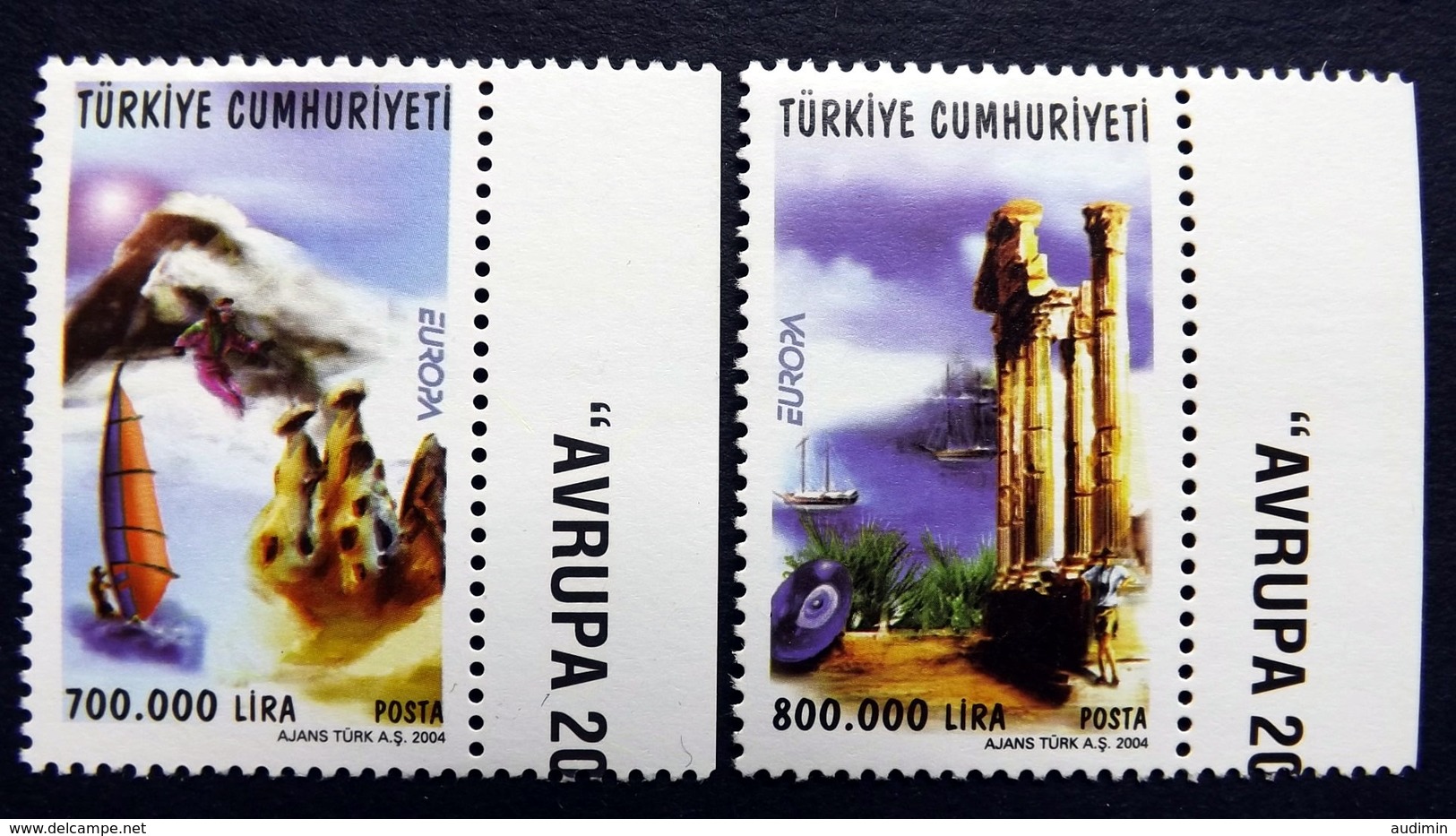 Türkei 3376/7 **/mnh, EUROPA/CEPT, Ferien - Neufs