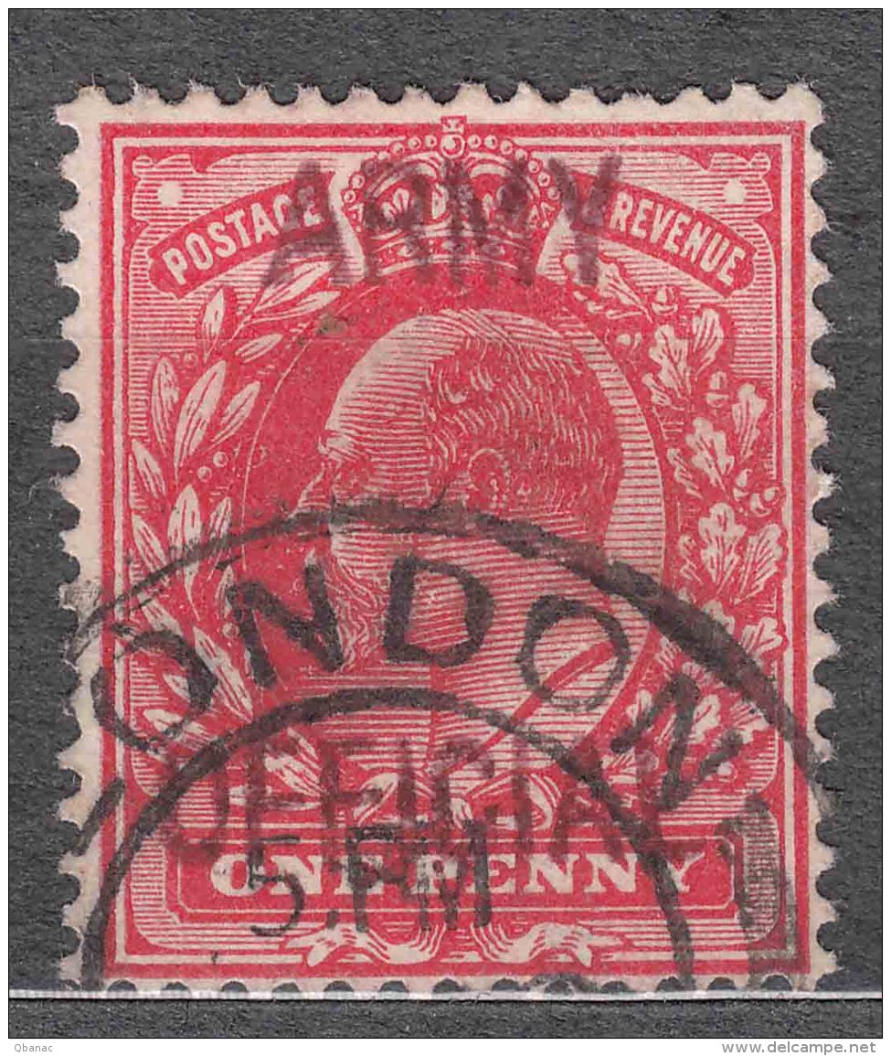 Great Britain 1902 Army Official Mi#13 Used - Oficiales