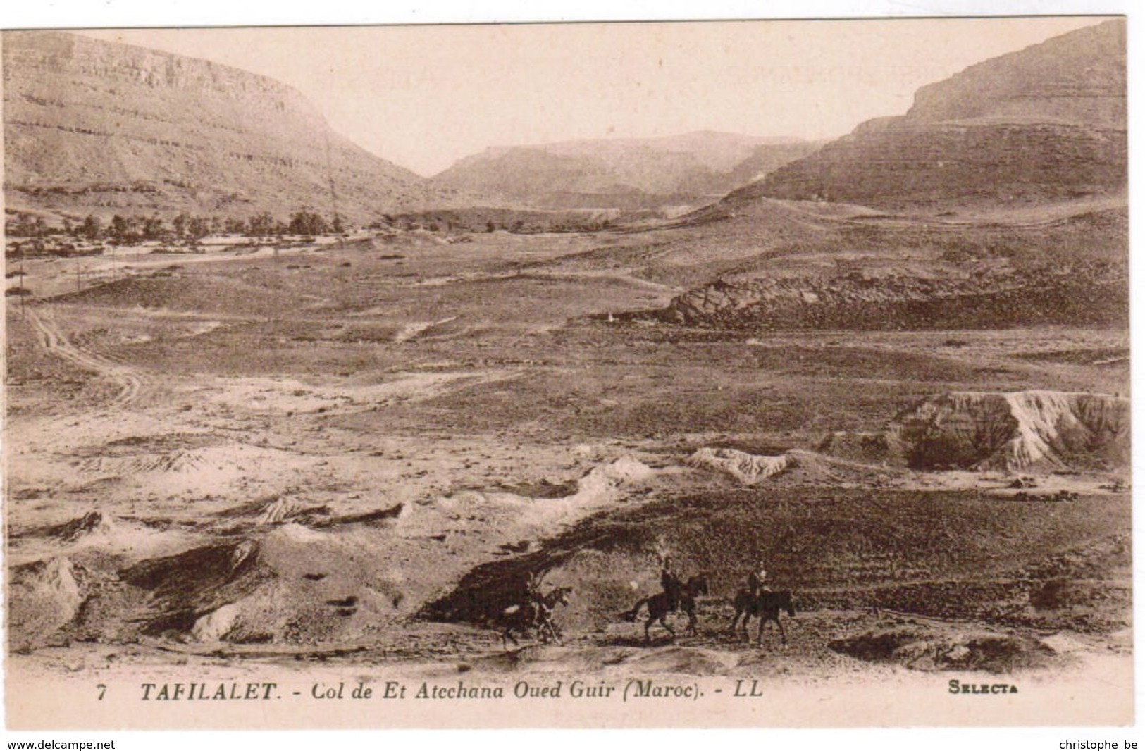 Maroc, Tafilalet, Col De Ell Atcchana Oued Guir (pk48745) - Autres & Non Classés