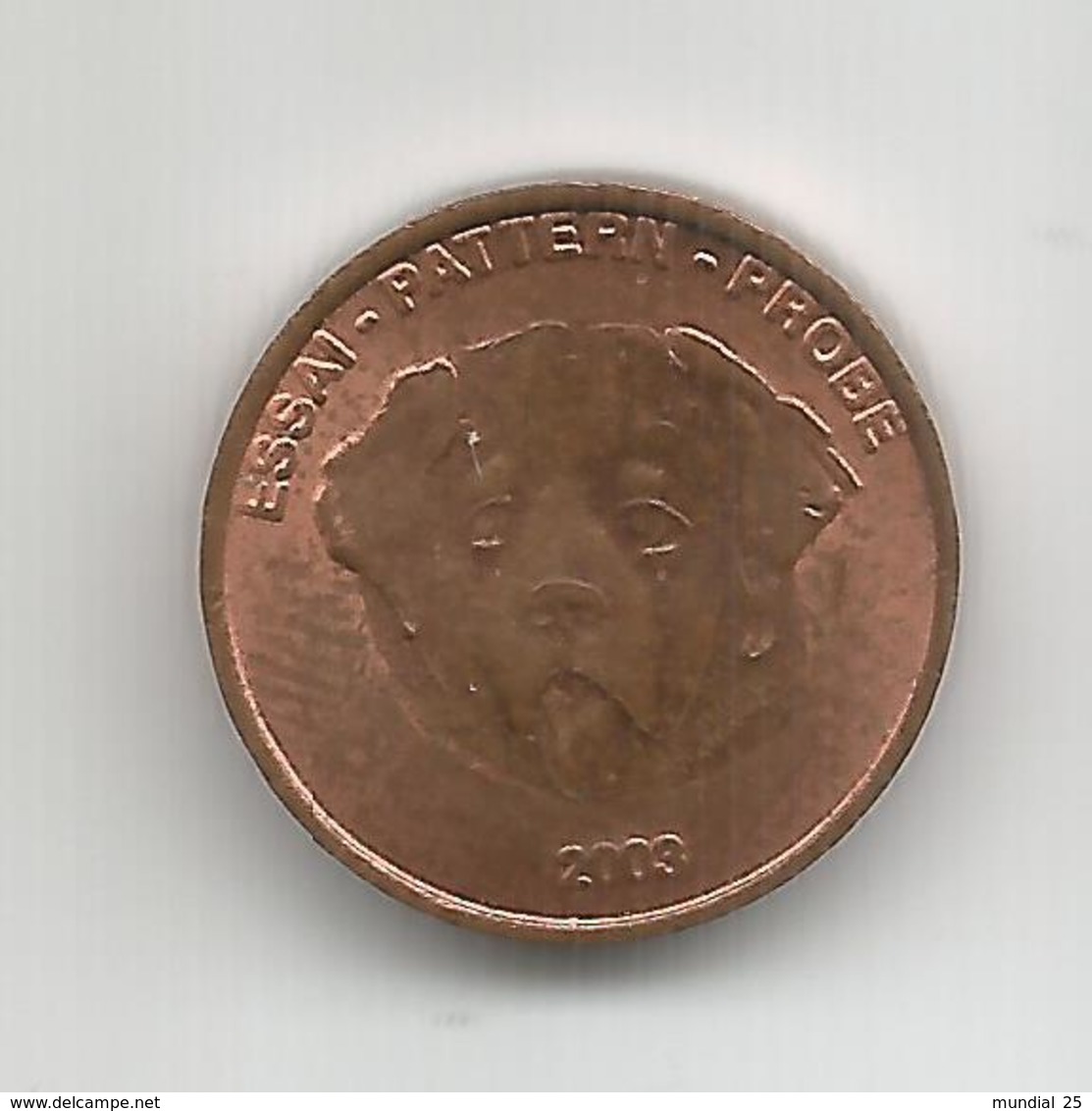 SWITZERLAND 1 CENT EURO 2003 "ESSAI" - Other & Unclassified