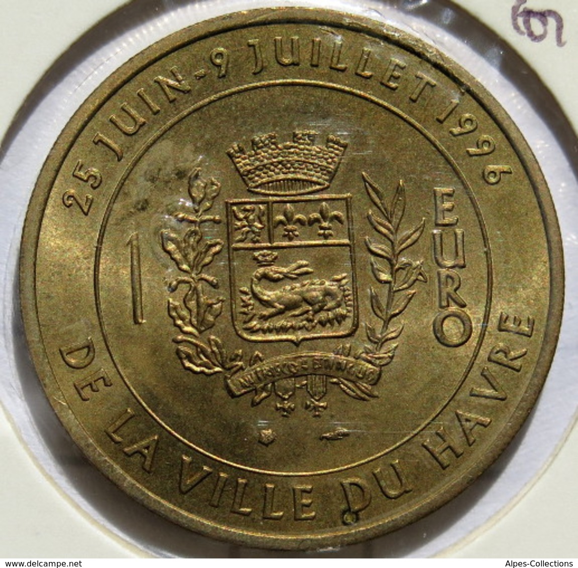 LE HAVRE - EU0010.1 - 1 EURO DES VILLES - Réf: T176 - 1996 - Euro Van De Steden