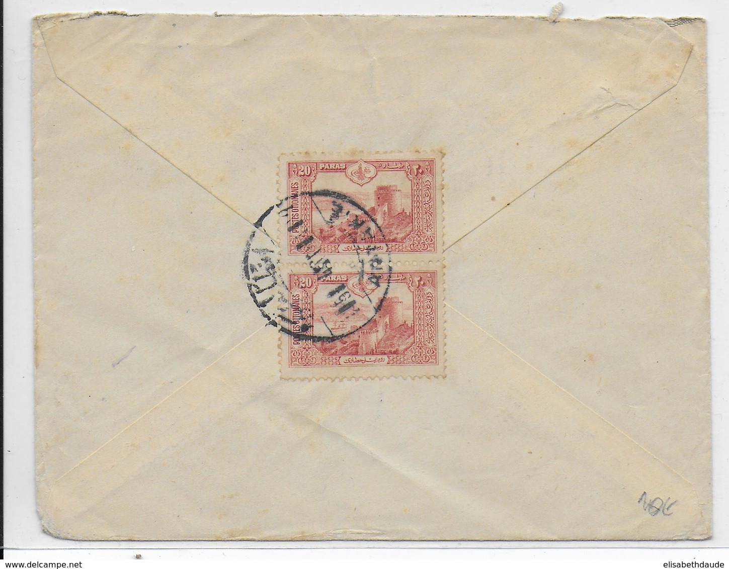 TURQUIE - 1914 - ENVELOPPE De ANTAKIE => LYON Via KONIA - Covers & Documents