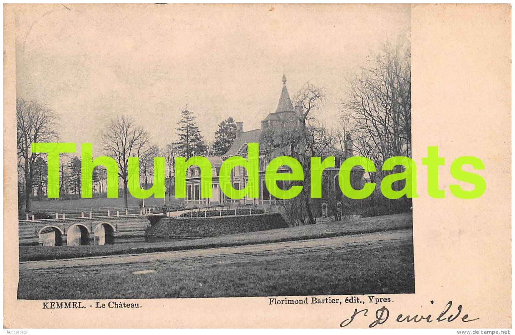 CPA  KEMMEL LE CHATEAU - Heuvelland