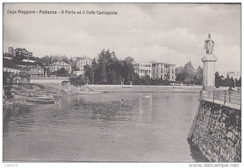 Italie - Pallanza - Il Porto Ed Il Colle Castagnola - Verbania