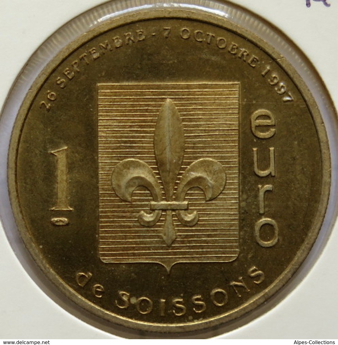 SOISSONS - EU0010.1 - 1 EURO DES VILLES - Réf: T391 - 1997 - Euros Des Villes