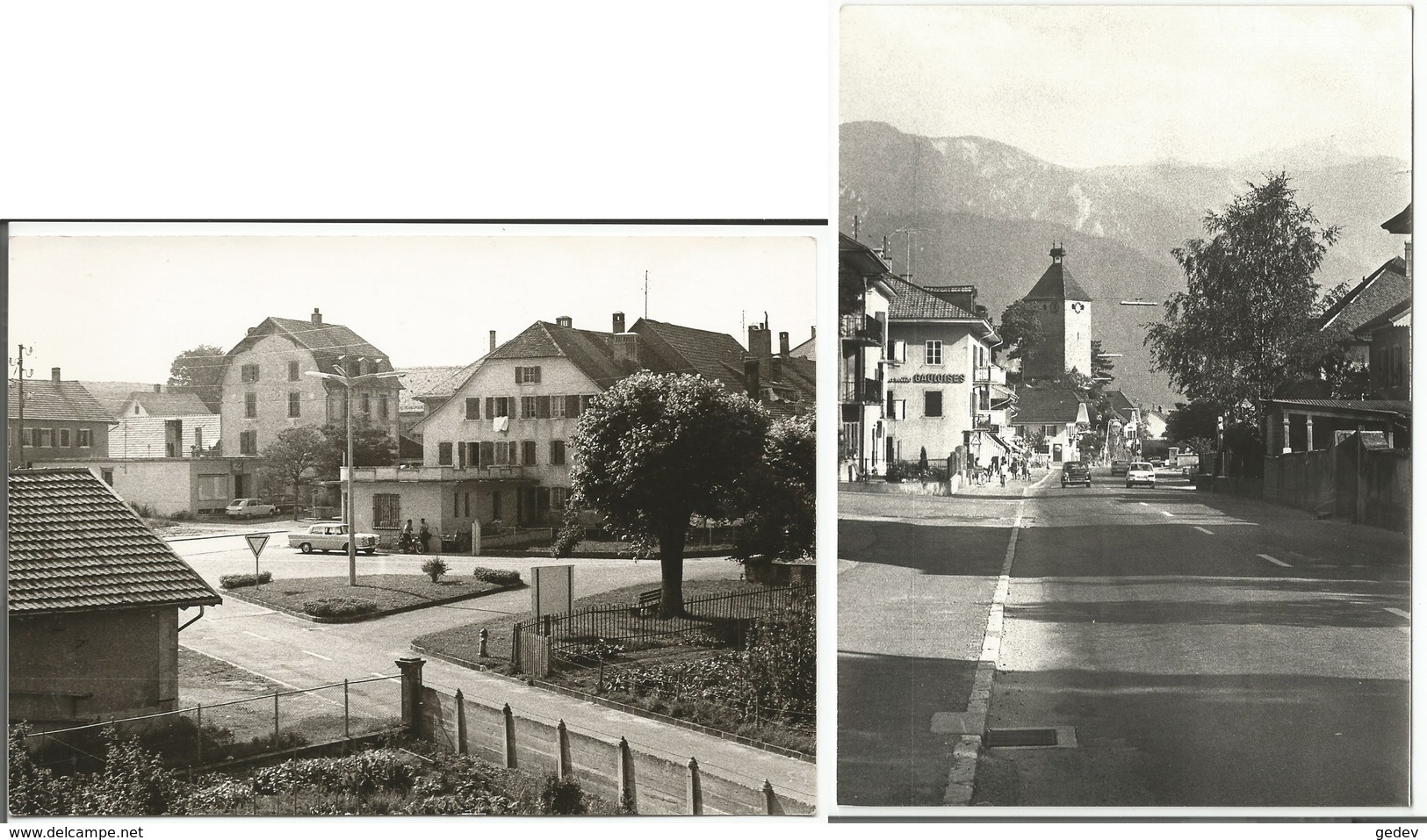 Suisse, La Tour De Trême FR, Photo Format 13x18 (2x 220) - Lieux