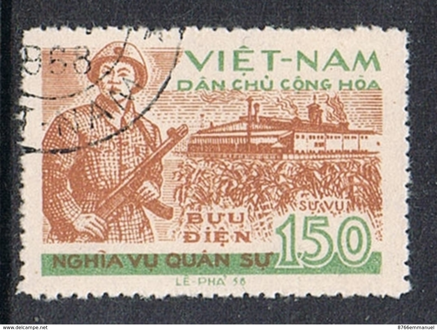 VIETNAM DU NORD SERVICE N°8 - Vietnam