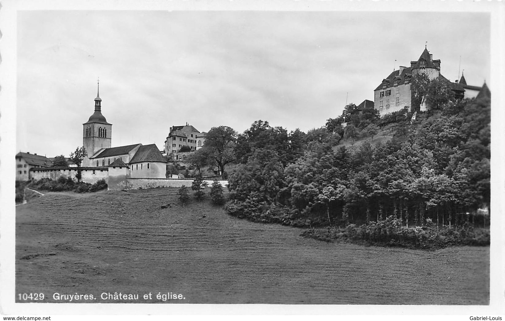 Gruyères - Château Et église - Gruyères