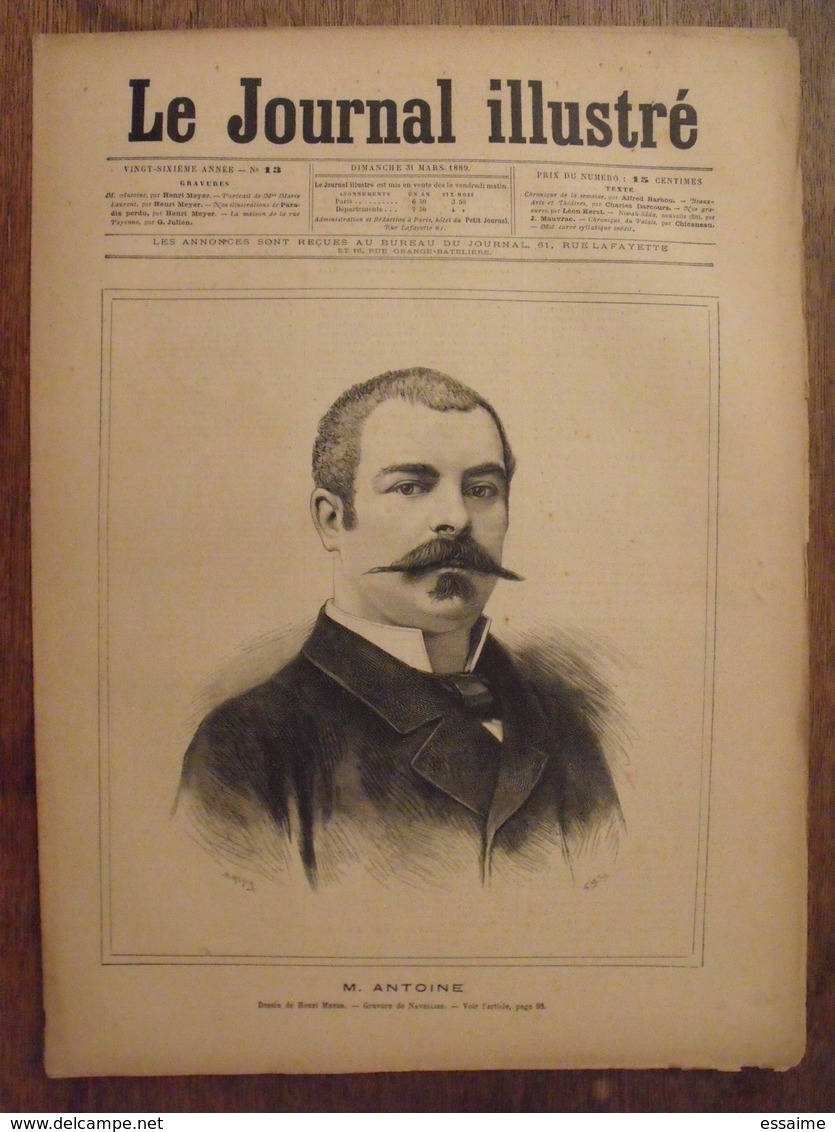 Lot De 9 Numéros De La Revue Le Journal Illustré De 1889.  Alexandre 1er De Serbie. Actualités De L'époque - Revues Anciennes - Avant 1900