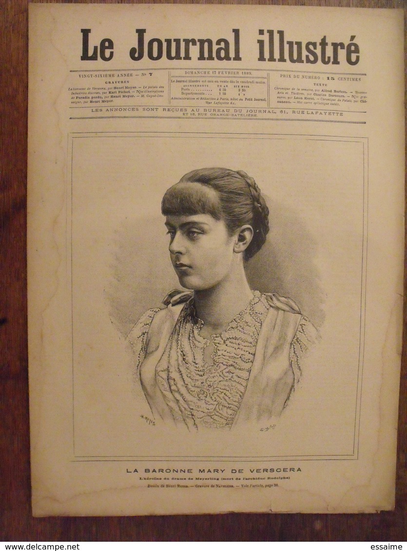 lot de 9 numéros de la revue le journal illustré de 1889.  alexandre 1er de serbie. actualités de l'époque