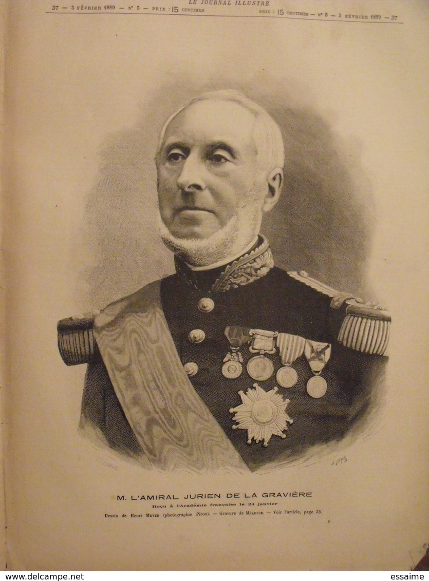 lot de 9 numéros de la revue le journal illustré de 1889.  alexandre 1er de serbie. actualités de l'époque