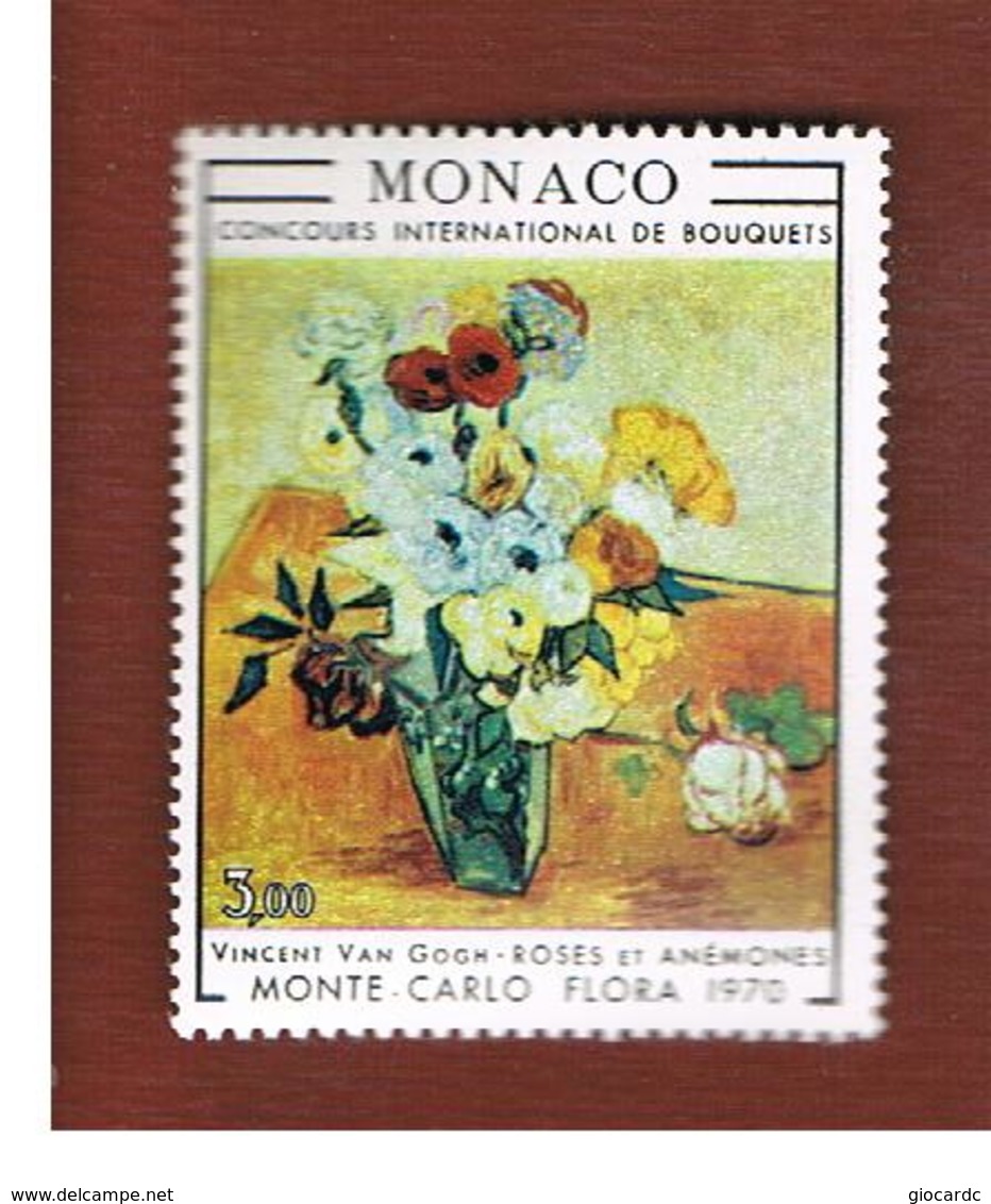 MONACO   -  SG 984  -  1970  FLOWERS SHOW      - MINT** - Unused Stamps