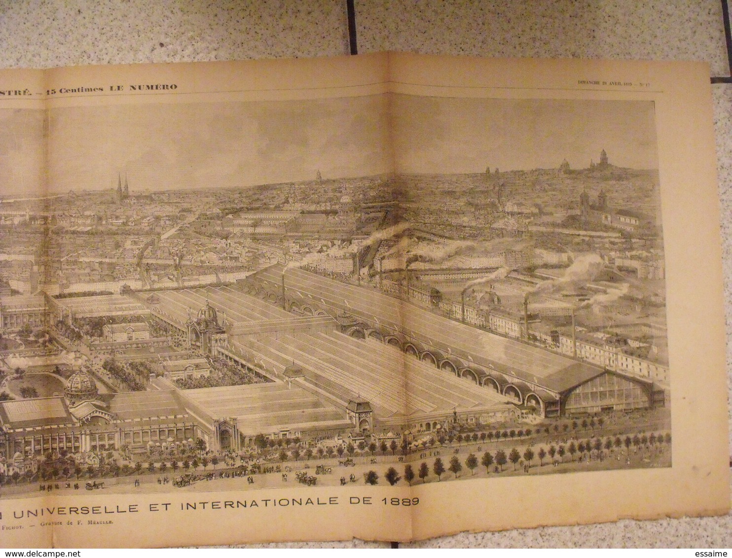 Revue Le Petit Journal N° 17 De 1889. Exposition Universelle Tour Eiffel Dépliant 4 Pages. Actualités époque - Magazines - Before 1900