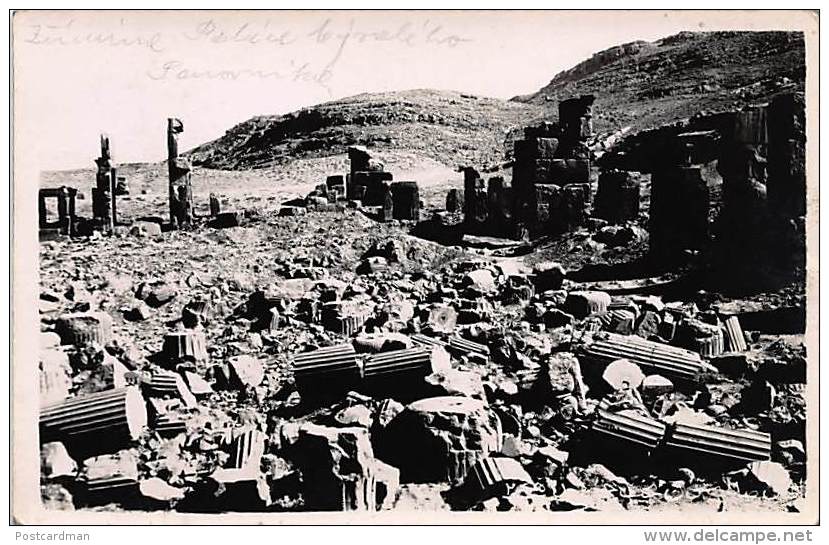 IRAN - Persepolis : A Field Of Pilars - REAL PHOTO - Unknown Publisher. - Iran