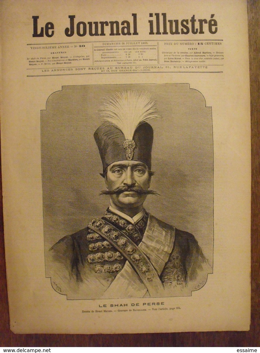 Revue Le Petit Journal N° 30 De 1889.shah De Perse. Actualités époque - Zeitschriften - Vor 1900