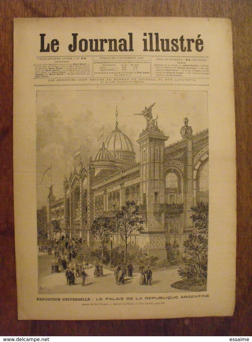 Revue Le Petit Journal N° 44 De 1889. Exposition Universelle Argentine Portugal Pont Sur La Manche. Actualités époque - Revues Anciennes - Avant 1900