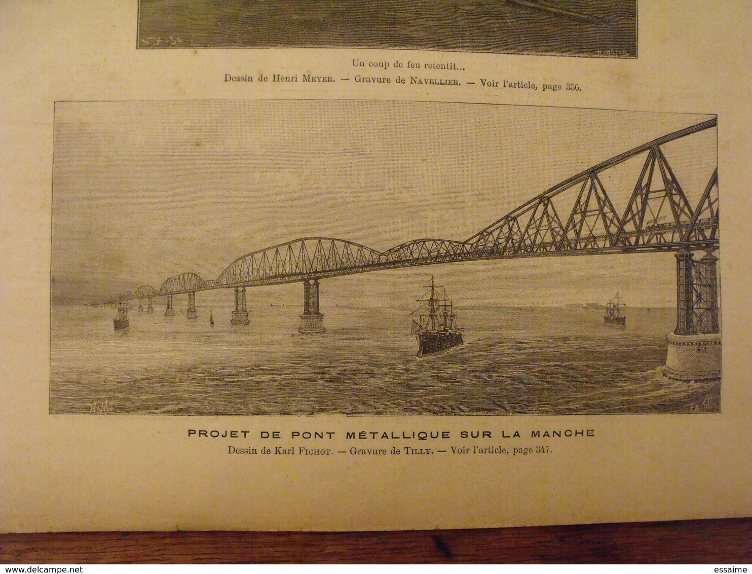 Revue Le Petit Journal N° 44 De 1889. Exposition Universelle Argentine Portugal Pont Sur La Manche. Actualités époque - Revues Anciennes - Avant 1900