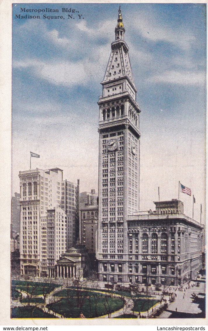 Postcard Metropolitan Bldg Madison Square New York My Ref  B12298 - Multi-vues, Vues Panoramiques
