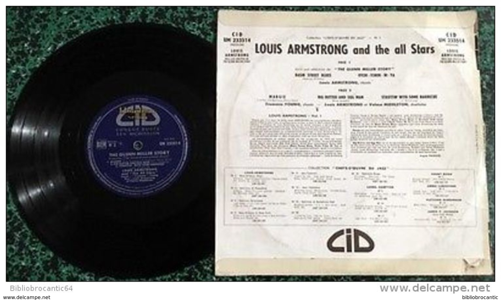 LP 25cm * LOUIS ARMSTRONG * THE GLENN MILLER STORY < CID UM  233514 - Jazz