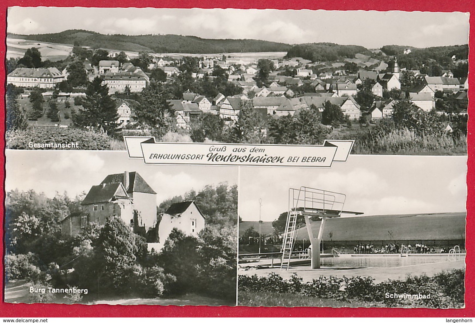 AK 'Nentershausen Bei Bebra' (LK Hersfeld-Rotenburg) ~ Um 1960 - Bebra