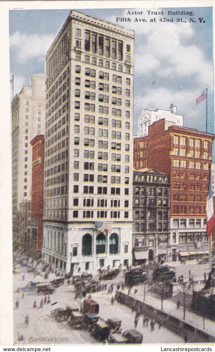 Postcard Astor Trust Building Fifth Avenue At 42nd St New York My Ref  B12299 - Multi-vues, Vues Panoramiques