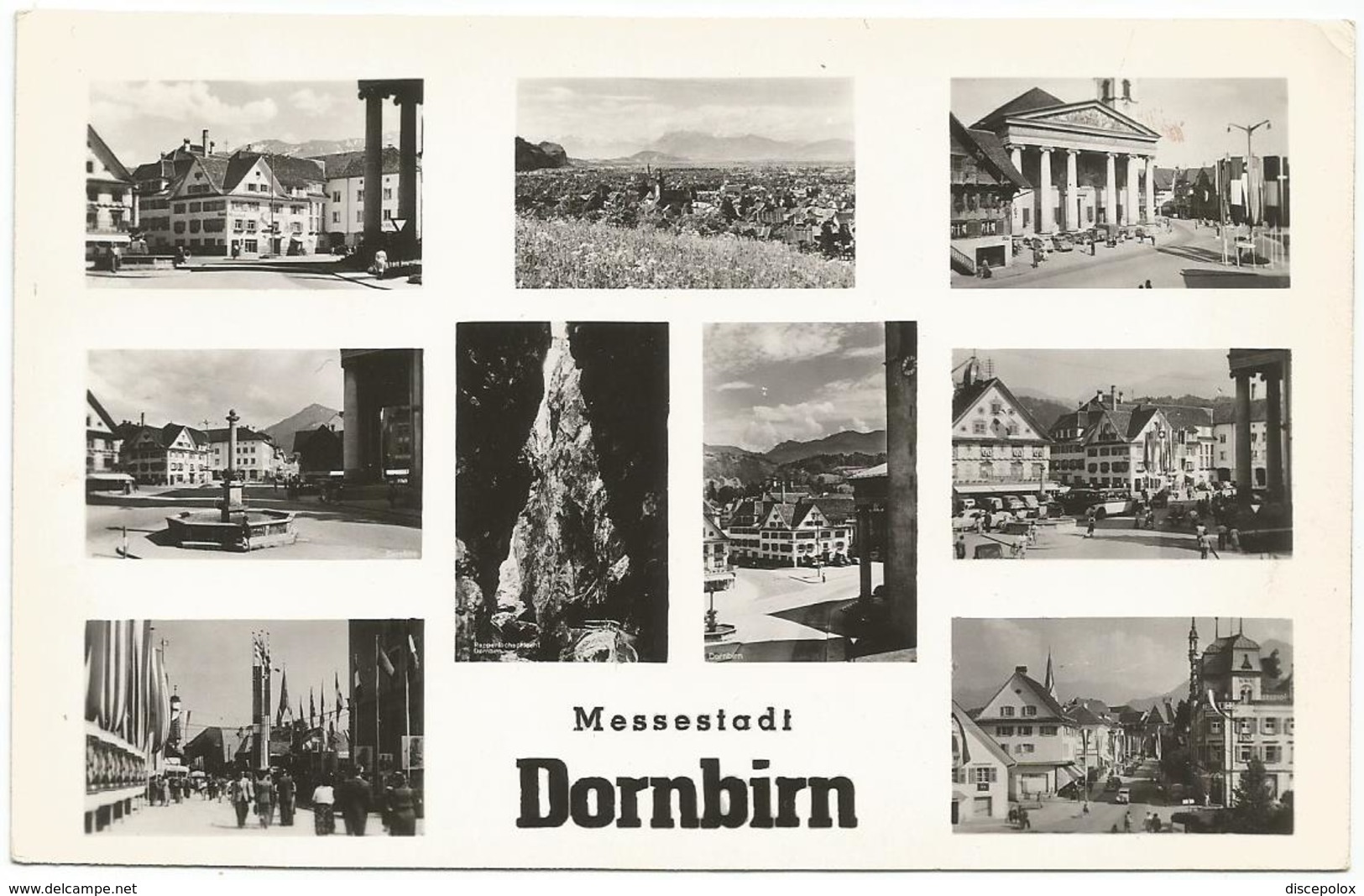 X3134 Messestadt Dornbirn / Viaggiata 1954 - Dornbirn