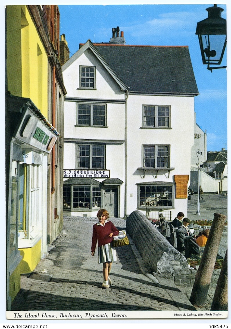 PLYMOUTH : THE ISLAND HOUSE, BARBICAN (JOHN HINDE) (10 X 15cms Approx.) - Plymouth