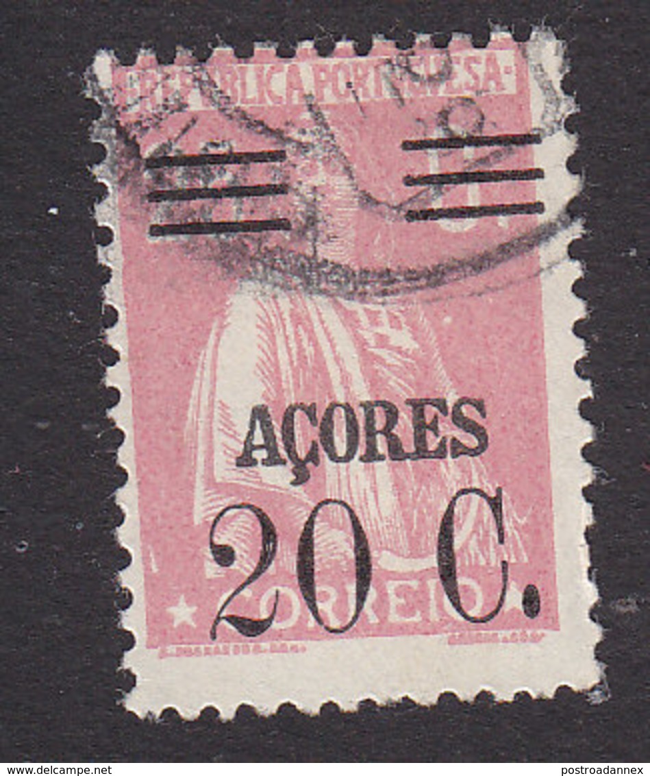 Azores, Scott #305, Used, Ceres Surcharged, Issued 1929 - Açores