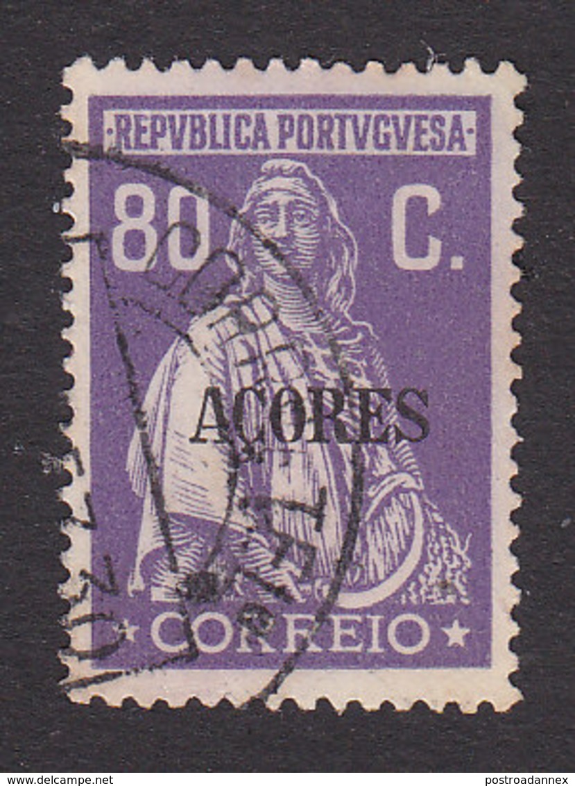 Azores, Scott #312, Used, Ceres Overprinted, Issued 1930 - Azores