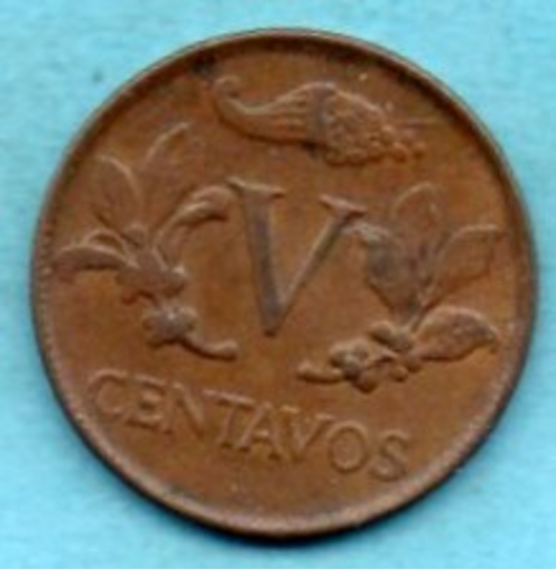 (r65)  COLOMBIE / COLOMBIA  5 Centavos 1970  Km#206a - Colombia