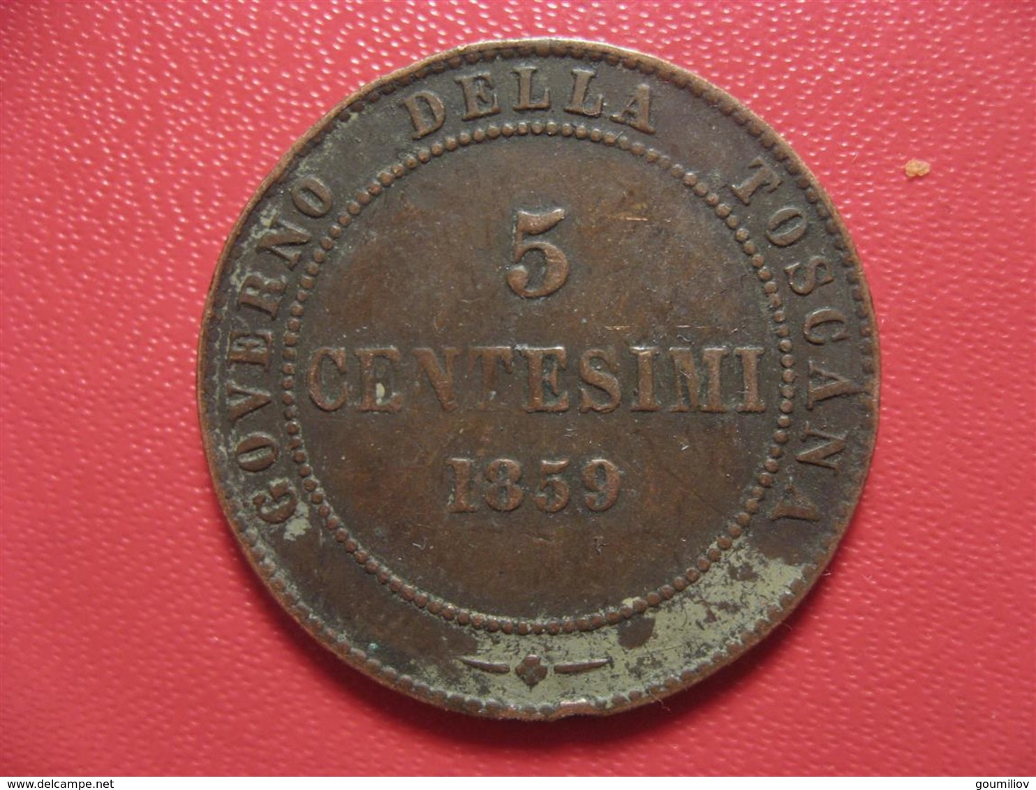 Italie - Toscane - 5 Centesimi 1859 2808 - Tuscan