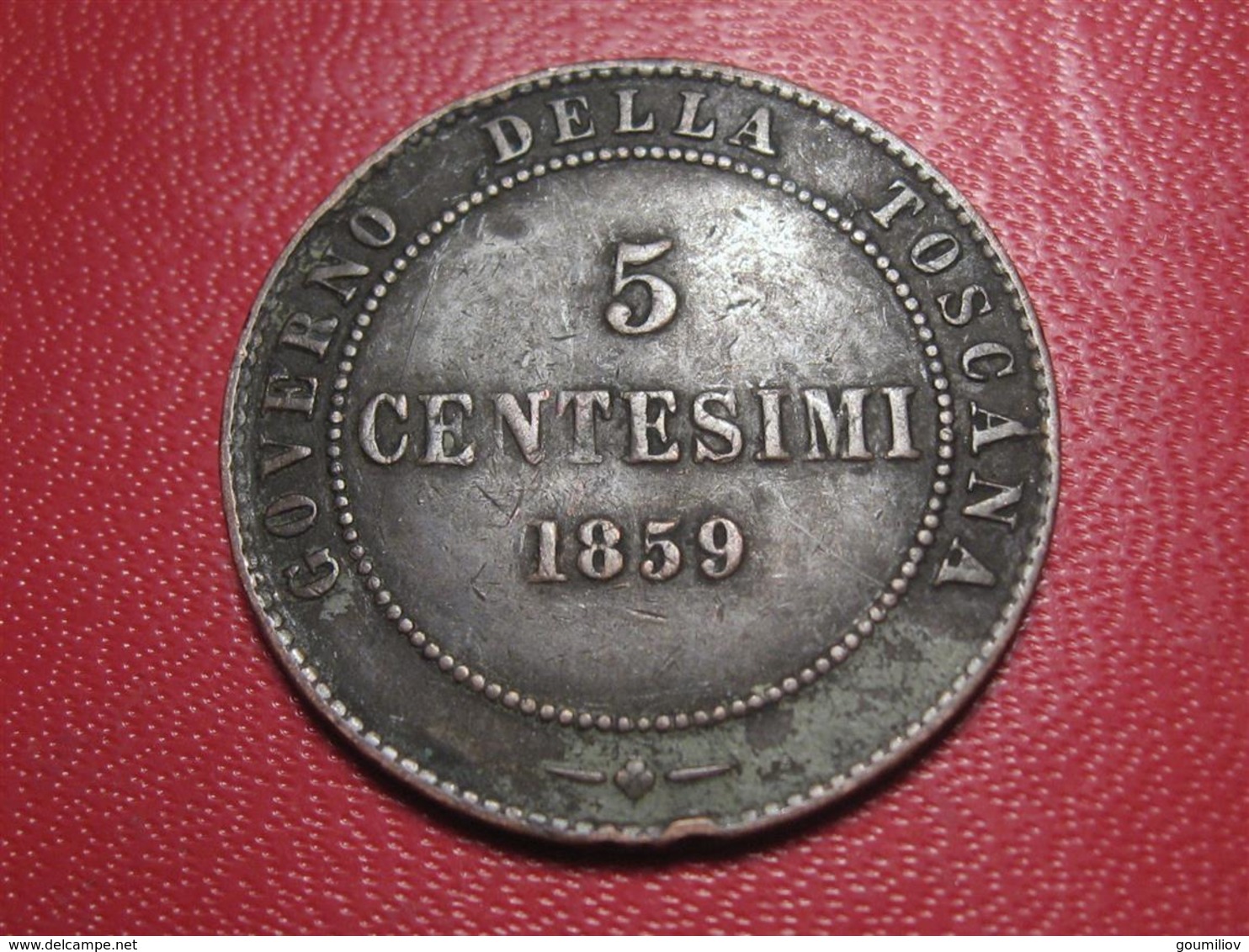 Italie - Toscane - 5 Centesimi 1859 2808 - Tuscan