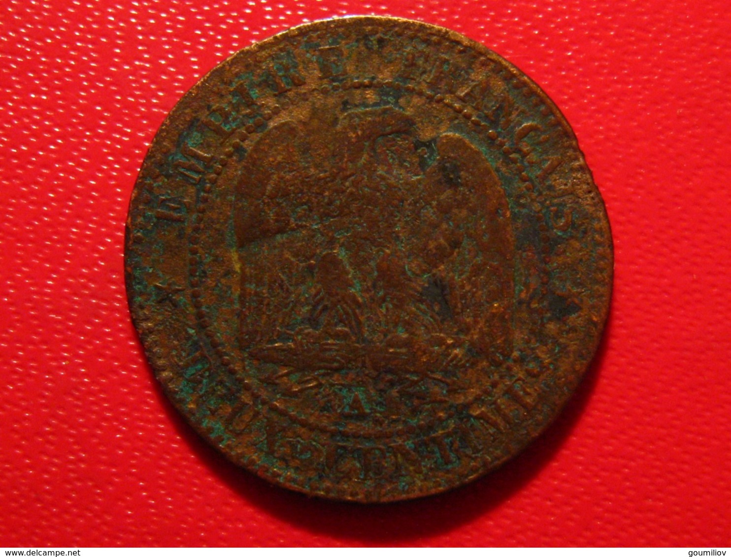 France - 2 Centimes 1855 A Paris Chien Napoleon III 3983 - 2 Centimes