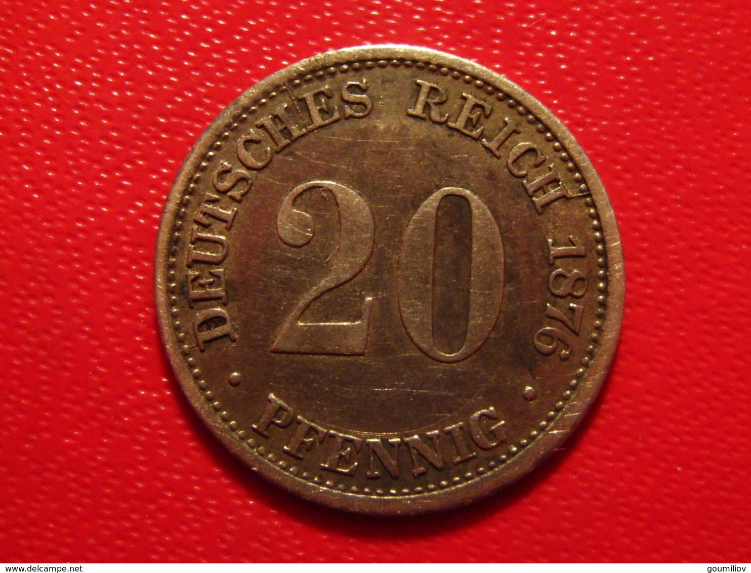 Allemagne - 20 Pfennig 1876 D 8528 - 20 Pfennig
