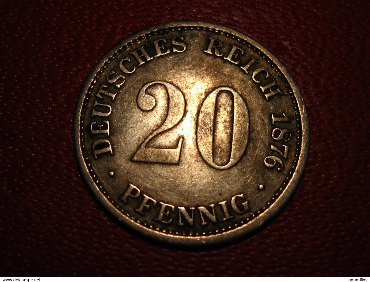 Allemagne - 20 Pfennig 1876 D 8528 - 20 Pfennig