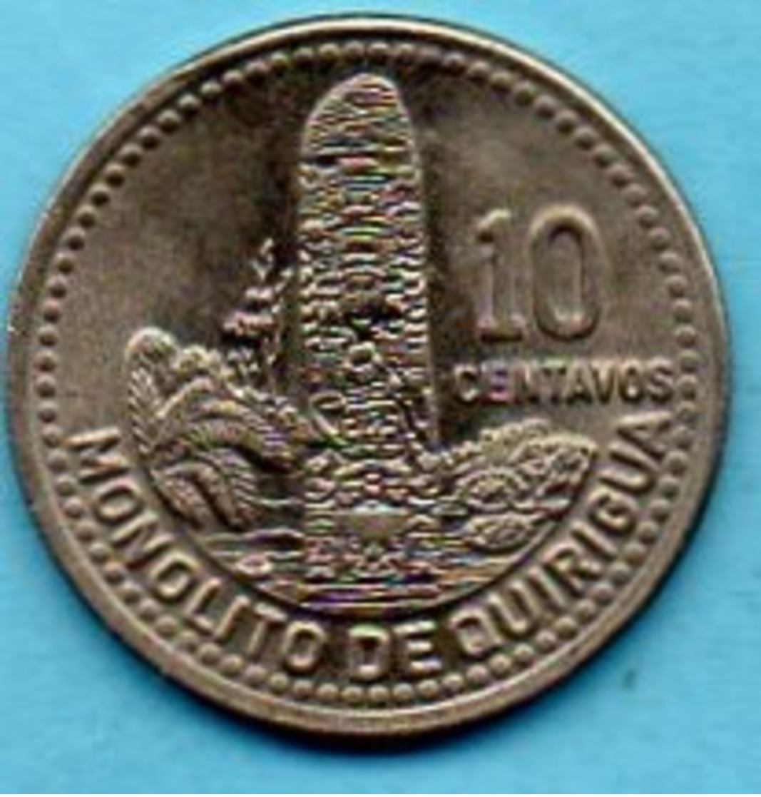 (r65)  GUATEMALA  10 Centavos 1992 Km#277;5 - Guatemala