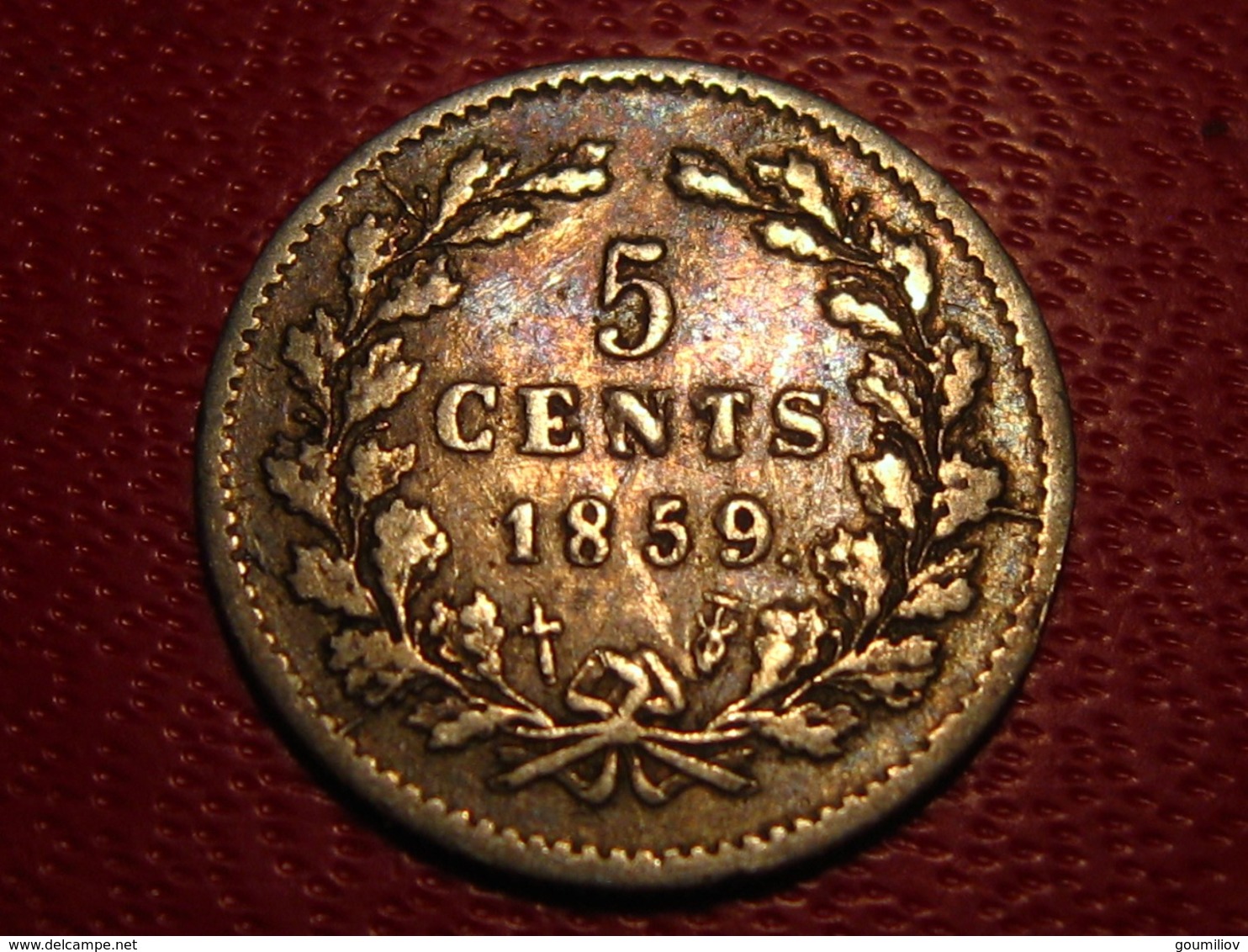 Pays-Bas - 5 Cents 1859 Wilhem III 8273 - 1849-1890 : Willem III