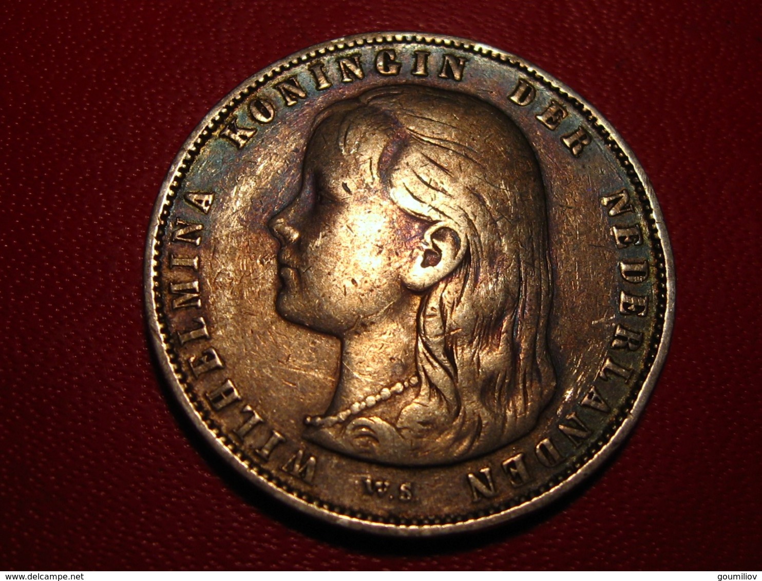 Pays-Bas - Gulden 1892 Wilhelmina 8504 - 1 Gulden