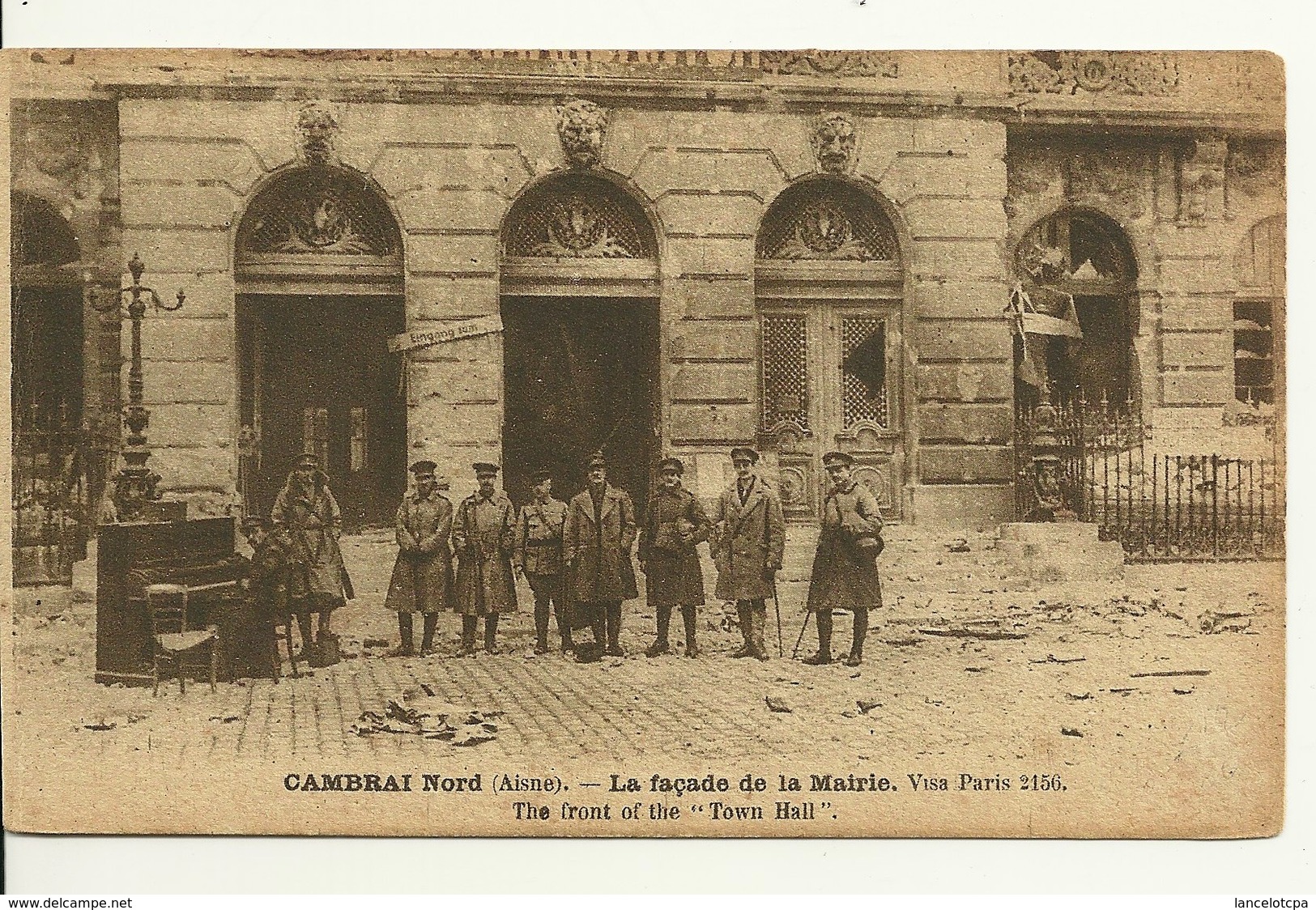 59 - CAMBRAI / LA FACADE DE LA MAIRIE - Cambrai