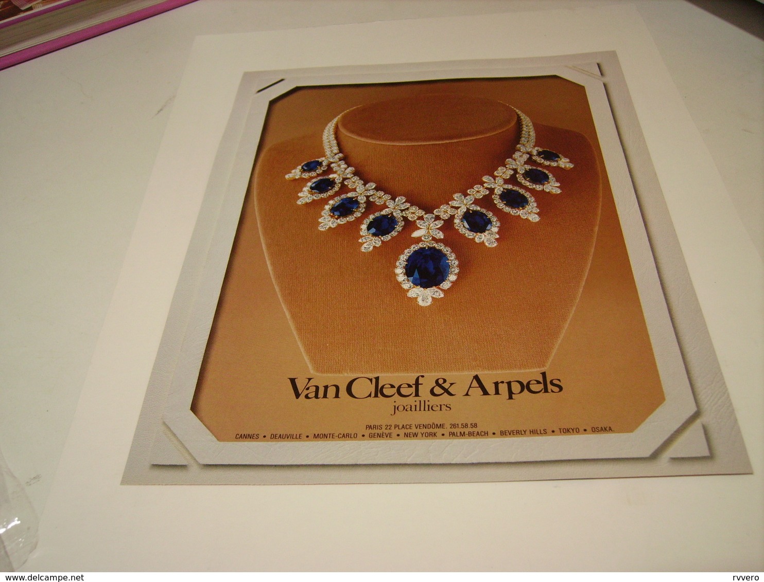 ANCIENNE PUBLICITE JOAILLIER VAN CLEEF & ARPELS  1979 - Other & Unclassified