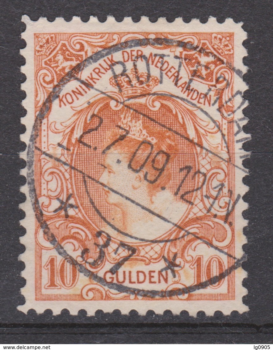 NVPH Nederland Netherlands Pays Bas Niederlande Holanda 80 TOP CANCEL ROTTERDAM ; Wilhelmina 1899 VERY FINE - Gebruikt