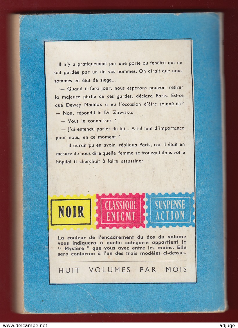 BEN BENSON _  MORT D'UNE DIANE -Collection "un Mystère" N°565 _ 2 SCANS - Presses De La Cité