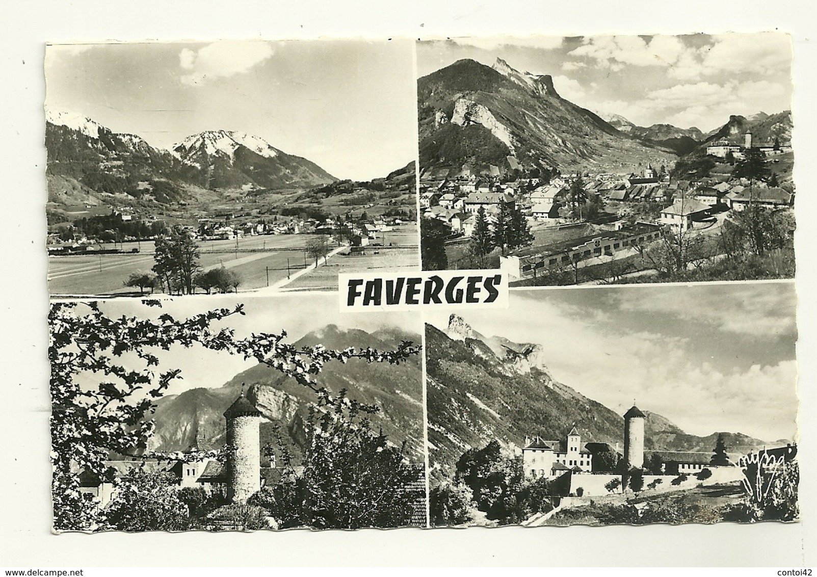 74 FAVERGES VUES MULTIPLES HAUTE SAVOIE - Faverges