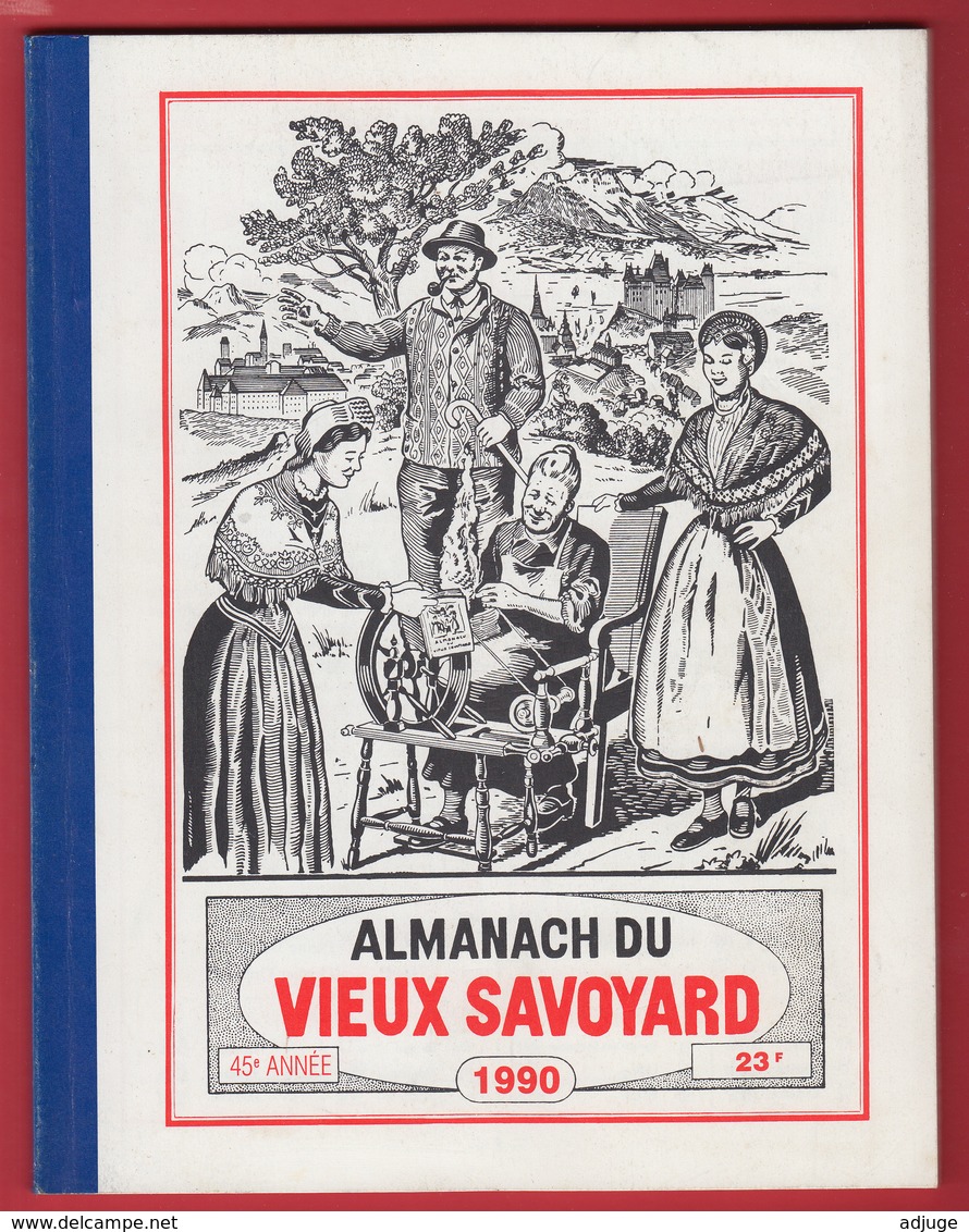 ALMANACH DU VIEUX SAVOYARD 8 1990_ ETAT SUP** _2 SCANS - Rhône-Alpes