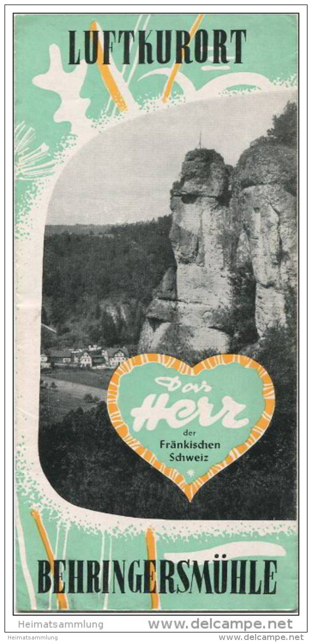 Behringersmühle 1955 - Faltblatt Mit 11 Abbildungen - Bayern